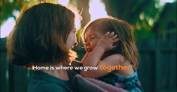 Mom laughing with her daughter