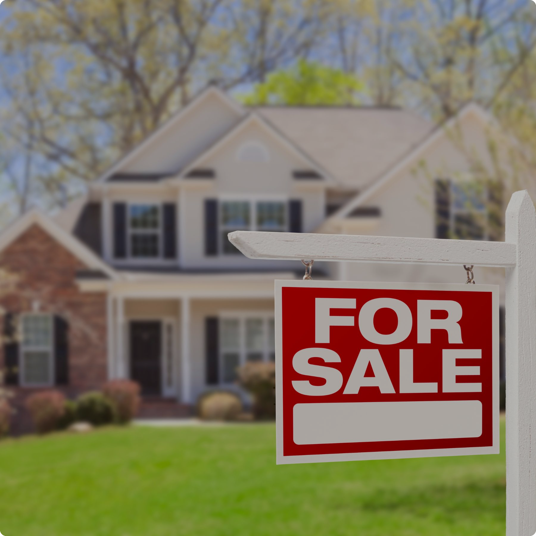 House for sale sign
