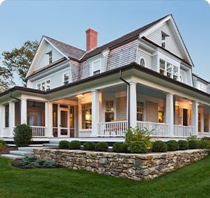 House at Sunset