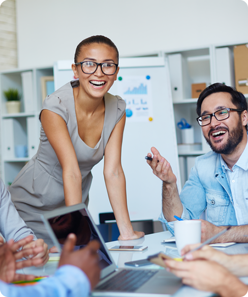 People in meeting