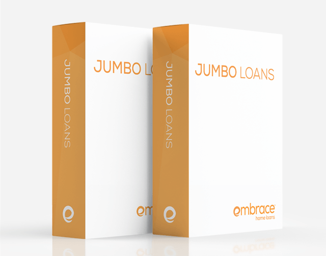 Two books titled as Jumbo Loans - Embrace